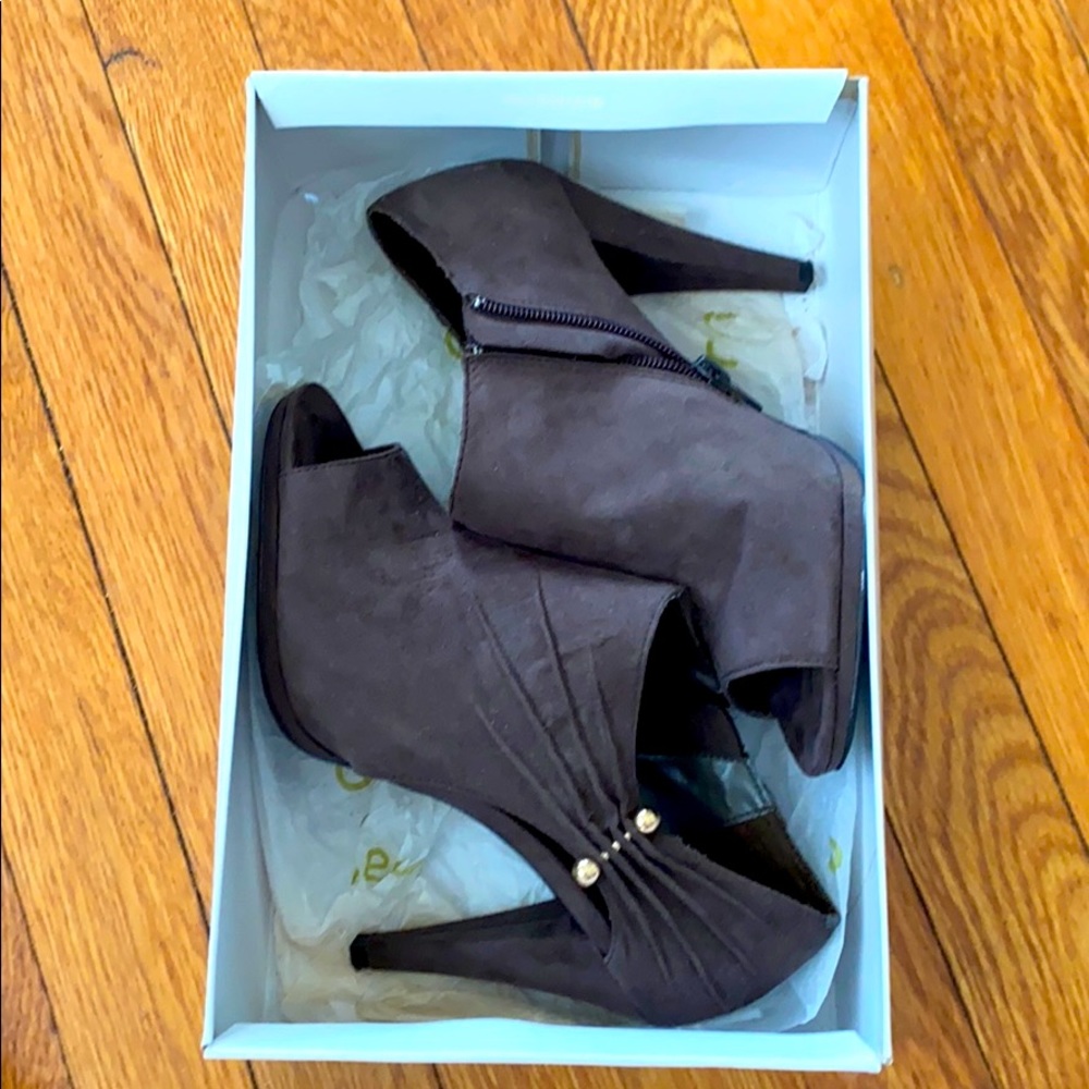 Peep-Toe Booties
